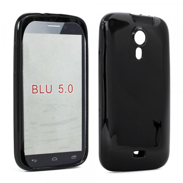 Wholesale BLU Studio 5.0 TPU Gel Case (Black)